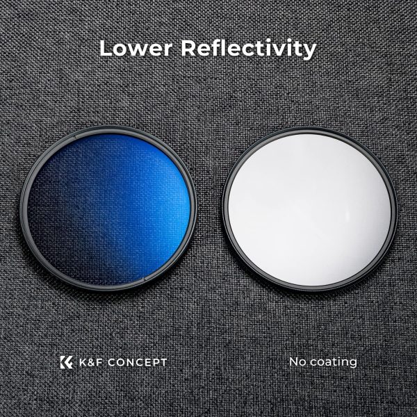 K&F Concept 58mm Circular Polarizer Filter Ultra-Slim 18 Multi-Coated Optical Glass Circular Polarizing Filter for Camera Lenses with Cleaning Cloth (K Series) - Image 4